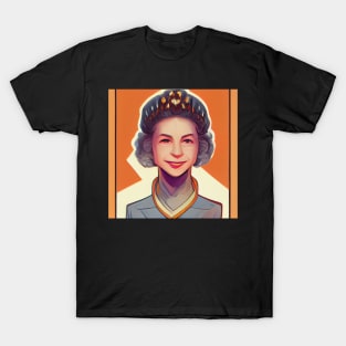 Queen Elizabeth II | Comics Style T-Shirt